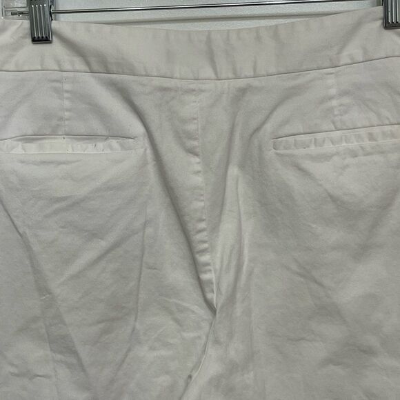 Pendleton White‎ Side Zip Cropped Pants size 12 - Picture 4 of 6